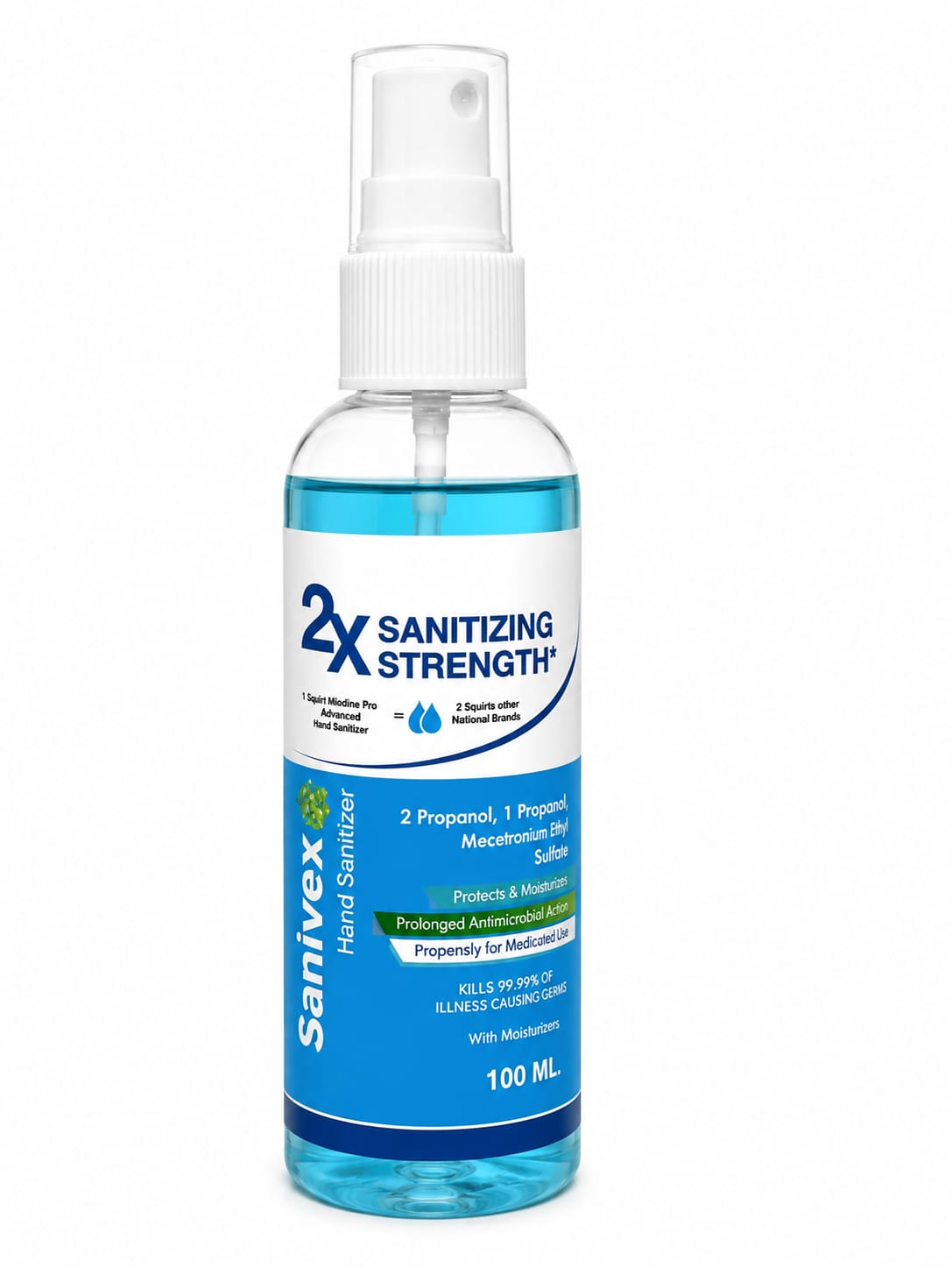 Propanol-Based Hand Sanitizer (2-Propanol + 1-Propanol + Mecetronium Ethyl Sulfate)