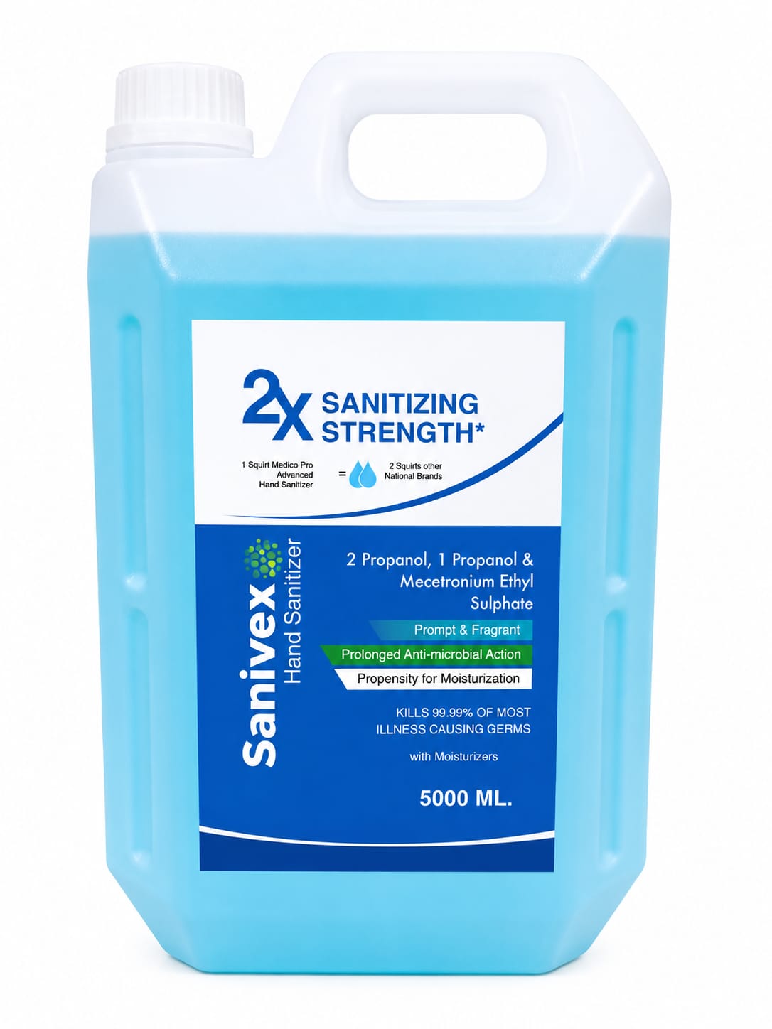 Propanol-Based Hand Sanitizer (2-Propanol + 1-Propanol + Mecetronium Ethyl Sulfate) - Image 2